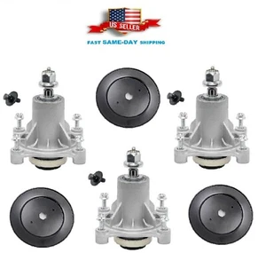 3 Complete Spindle Pulley For Husqvarna YTH2048 YTH2748 YTKH1848XP 48" Deck - Picture 1 of 9
