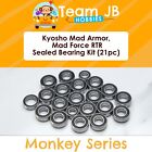 Kyosho Mad Armor, Mad Force RTR - 21 Pcs Rubber Sealed Bearings Kit