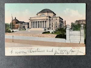 Bibliothek der Columbia University New York City NY Litho Postkarte H1303082113 - Bild 1 von 3