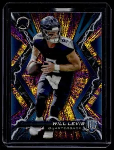 2023 Topps Composite Resurgence Will Levis Purple/Orange Spark RC #100 Titans - Picture 1 of 2