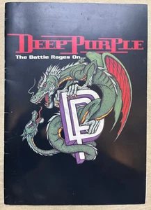 Deep Purple "The Battle Rages On" Tour 1993 Program USED - Picture 1 of 3