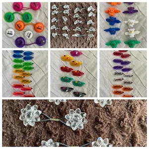 BOBBLES PER CAPELLI BAMBINI/ELASTICO PER CAPELLI RAGAZZA/CODA DI CAVALLO E FERMAGLI PER CAPELLI - Foto 1 di 32