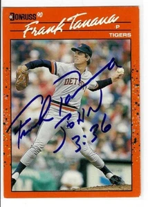 Frank Tanana Signed 1990 Donruss Card #180 Detroit Tigers - Picture 1 of 1