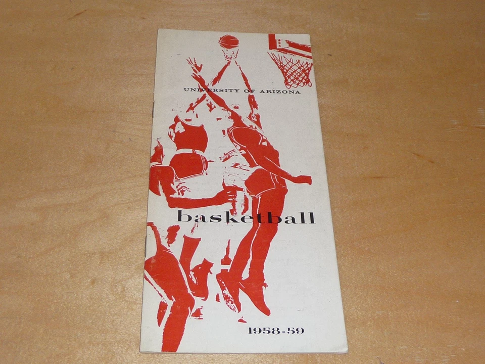 1958 1959 UNIVERSITY OF ARIZONA COLLEGE BASKETBALL MEDIA GUIDE EX-MINT - Image 1 of 1