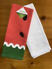 Home Collection Watermelon Kitchen Towels Dish Towels 15"X25" Set Of 2 New