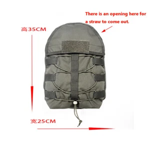 Paquete de hidratación Molle Mochila de hidratación Panel Bolsa de transporte Táctica de caza - Imagen 1 de 21