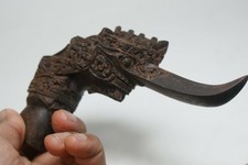 wood carving / keris hilt / keris / keris tajong