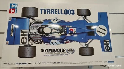 Tyrrel 003 Monaco 71 Stewart Modellauto 1-12 Formel Eins F1 Tamiya Kit 12054 - Bild 1 von 4