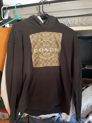 Felpa con cappuccio Coach donna firmata taglia MEDIA