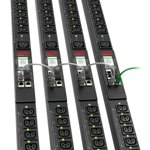 APC Rack PDU 9000 Switched, ZeroU, 11.0kW, 230V, (21) C13 & (3) C19 - Picture 1 of 7
