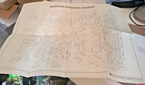 Vintage Original Sansui 800 Schaltplan - NEUWERTIG - Bild 1 von 4