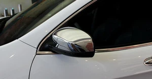 Chrome Side Mirror Cover FOR 2014-2018 Jeep Cherokee Limited ABS Chrome Plated - Picture 1 of 4
