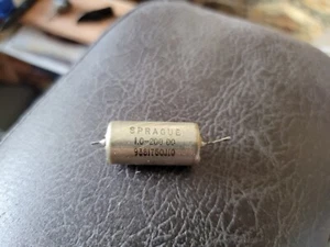 Sprague 1.0 uF 200DV - Paper In Oil Capacitor Used but guaranteed. - Picture 1 of 1