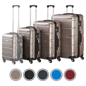 Koffer Reisekoffer Trolley Kofferset XL Set Hartschalenkoffer Handgepäck Zelsius - Bild 1 von 14