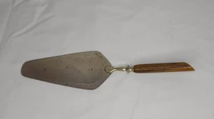 Tortenheber Kuchenheber Tortenschaufel Gebäckheber versilbert gemustert Antik - Bild 1 von 9