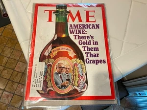 JULIO GALLO AUTOGRAMM ON TIME MAGAZIN 1972 SEIN EIGENES BESCHRIFTETES MAGAZIN SEHR SELTEN!! - Bild 1 von 3