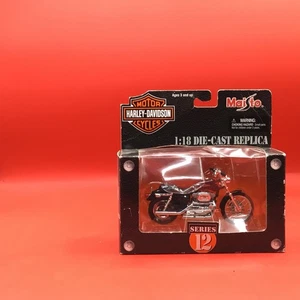 Harley Davidson Maisto 2001 Series 12 FXSTS Springer Softail Die Cast Motorrad - Bild 1 von 1
