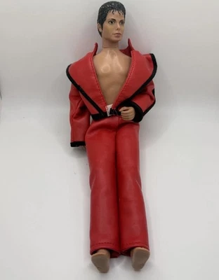 "Muñeca Michael Jackson 1984 Thriller 11,5"" de colección juguetes LJN de colección incompleta"  Foto 1 de 4