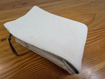 Almohada de chenilla lavada al sol Pottery Barn, 20 x 20 pulgadas, marfil LEER Foto 1 de 4