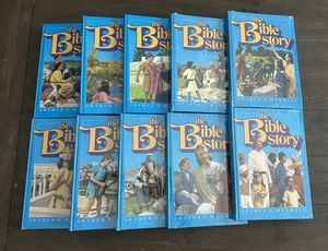 The Bible Story Complete Set 1-10 by Arthur S. Maxwell 70’s - 7 Books are Sealed - Picture 1 of 6