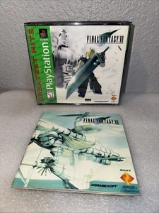 Final Fantasy VII PlayStation 1, PS1, 1997, CIB Complete Greatest Hits Tested - Picture 1 of 3