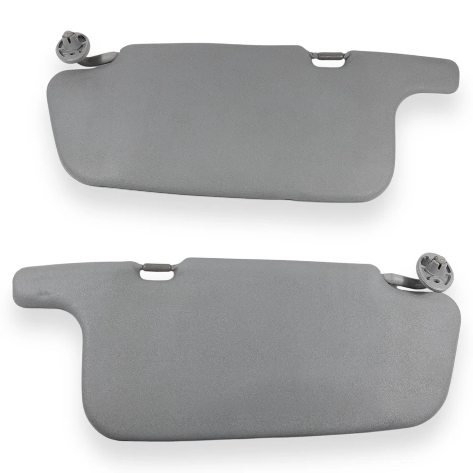 Par de quebra-sol lateral cinza para motorista e passageiro Chevy Geo Metro 1995-2001 - Imagem 1 de 4