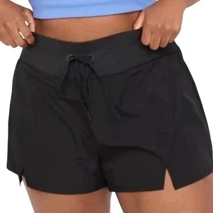 Aerie Offline Damen schwarz The Hugger Mountain Home Run Shorts Größe M Activewear - Bild 1 von 10
