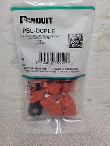 Panduit PSL-DCPLE Dispositifs de verrouillage standard rouge PSLDCPLE RJ45 Plug Device - Photo 1/3
