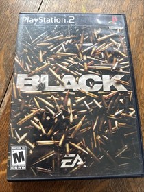 Preowned Playstation 2 PS2  Game Black 2006 Game, Case & Manual Fast Shipping