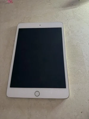 Apple iPad mini 4 Gold (Wi-Fi + 4G/Cellular, 128GB, 4th Gen) - Image 1 of 3