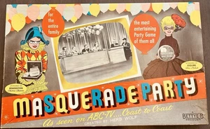 1955 Masquerade Party TV Board Game Bettye-B Co. Pee Wee Reese Jack Dempsey - Picture 1 of 11