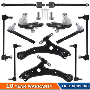 Front Lower Control Arm Ball Joint Sway Bar End Link Kit for Toyota Camry 12pcs - Picture 1 of 8