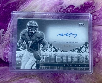 2024 Topps Midnight Horizon Signature MICHAEL VICK Auto Equinox SP #14/20!! - Image 1 of 2