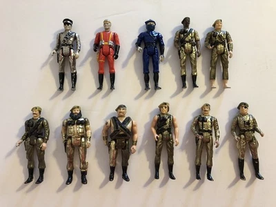 EAGLE FORCE 1981 MEGO MILITARY DIE CAST METAL ACTION FIGURES LOT OF 11- SEE PICS - Image 1 of 4