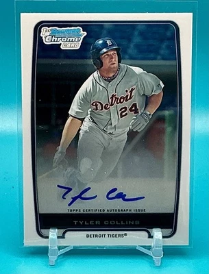 2012 Bowman Chrome Prospects Auto Tyler Collins #BCP106 Auto - Image 1 of 2