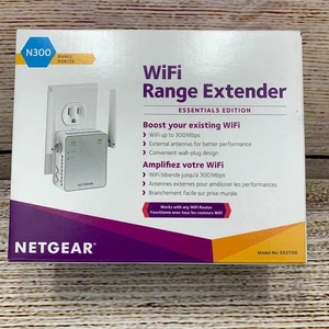 NETGEAR N300 WiFi Range Extender Essentials Edition EX2700 Wireless Repeater - Picture 1 of 5