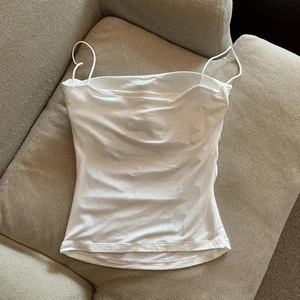 27) Halter Neck Tank Top with Medium Elasticity and Built In Bra Support - Picture 1 of 35
