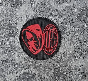 Patch Toppa Banditi Curva sud Milan Ricamata TERMOADESIVA o Cucire Diametro7,5CM
