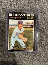1971 Topps Baseball Marty Pattin #579 Milwaukee Brewers Vintage MLB Card
