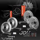 Front & Rear Disc Brake Rotor & Ceramic Pad For Infiniti G35 2007 G37 2008-2012