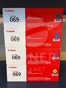 Canon 069 4 Colour Set Toner Cartridge (Black,Cyan,Magenta,Yellow) - Picture 1 of 4