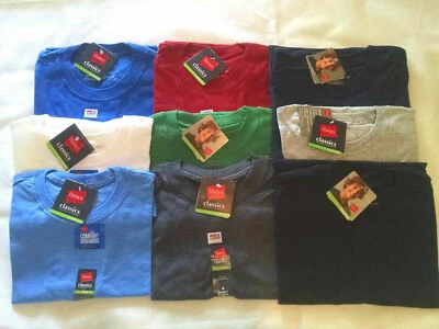Hanes Boys T Shirt Classics Short Sleeve Tagless Size 4, 5, 6-7, 8, 9-10, 11-12 - Image 1 of 2