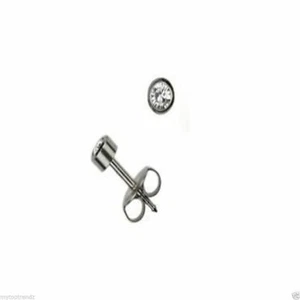 Stainless Steel Stud Earrings Hypoallergenic Sterile Ear Piercings Studs 2&4mm - Picture 1 of 55