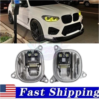 2x Módulo LED DRL Amarillo Limón CSL para BMW X3 X3M F97 G01 X4 X4M G02 2019-2021 Foto 1 de 4