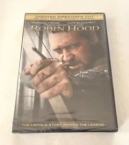 Russell Crowe: Robin Hood Unrated Director's Cut Sealed DVD Unrated & Theatrical - Foto 1 di 2