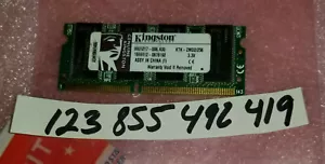 Kingston 256MB PC133 CL2 144PIN RAM MEMORY Phaser 6250 Series KTK-ZMD2/256 - Picture 1 of 1