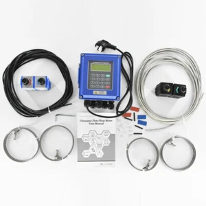 TUF-2000B Ultrasonic Flowmeter Heat Energy Meter liquid flow meter RS485 Modbus - Picture 1 of 12