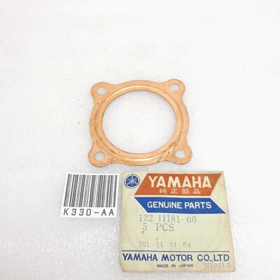 1PCS Yamaha YG5S MG1T GT80 GT U7E Cylinder Head Gasket P/N 122-11181-00 - Imagem 1 de 4