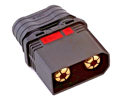 ✅ 1x Hochstrom QS8S QS8 Male Antiblitz 180A Goldstecker Steckverbinder E-Fahrrad - Bild 1 von 4