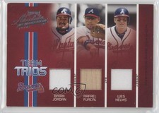 2005 Playoff Absolute Memorabilia Single Materials Brian Jordan Rafael Furcal